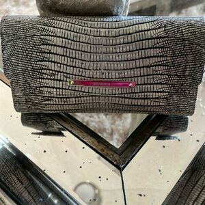 Brahmin Silver wallet 100% Authentic